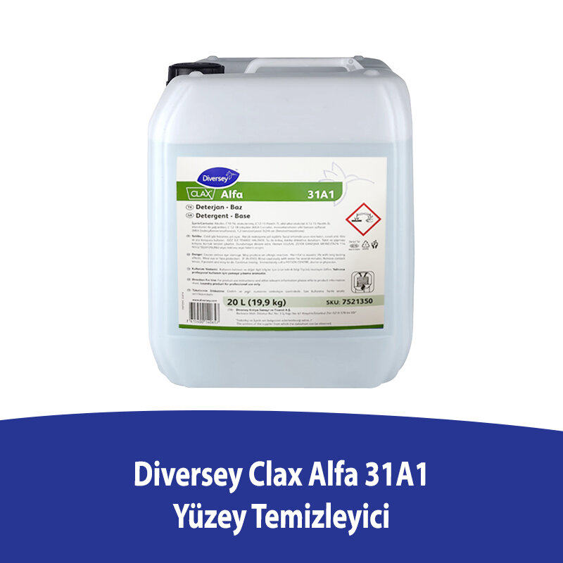 Diversey Clax Alfa 31A1 Yüzey Temizleyici 20 Litre